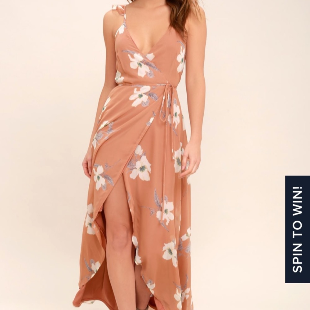 Lulu’s high low wrap dress